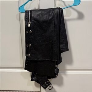 Unik Black Leather chaps